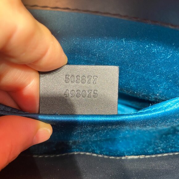 Authentic Gucci Suede Web Small Ophidia Chain Bag - Picture 3 of 10